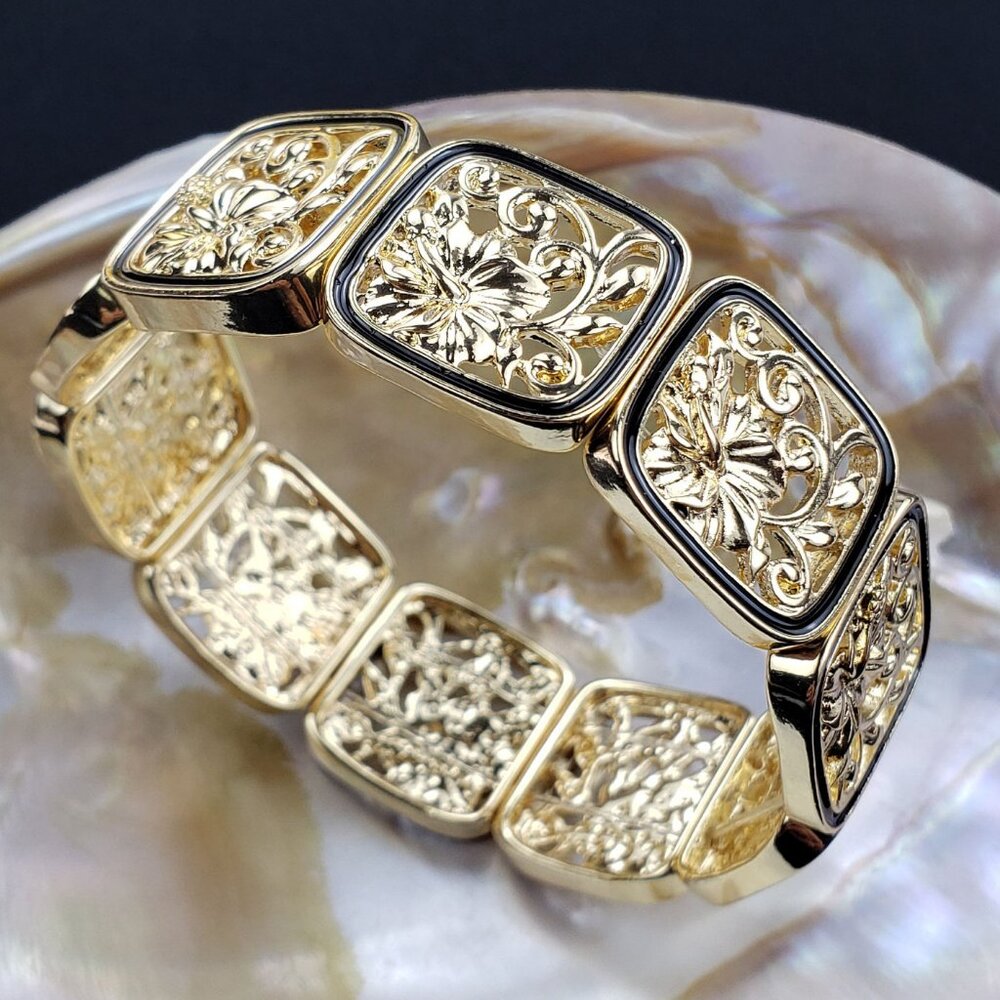 Hawaiian Hibiscus Stretch Adjustable Bracelet